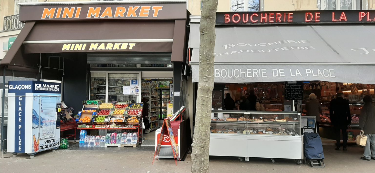 Distribteur-automatique-de-glaçons-et-glace-pilée-mini market Paris 12e