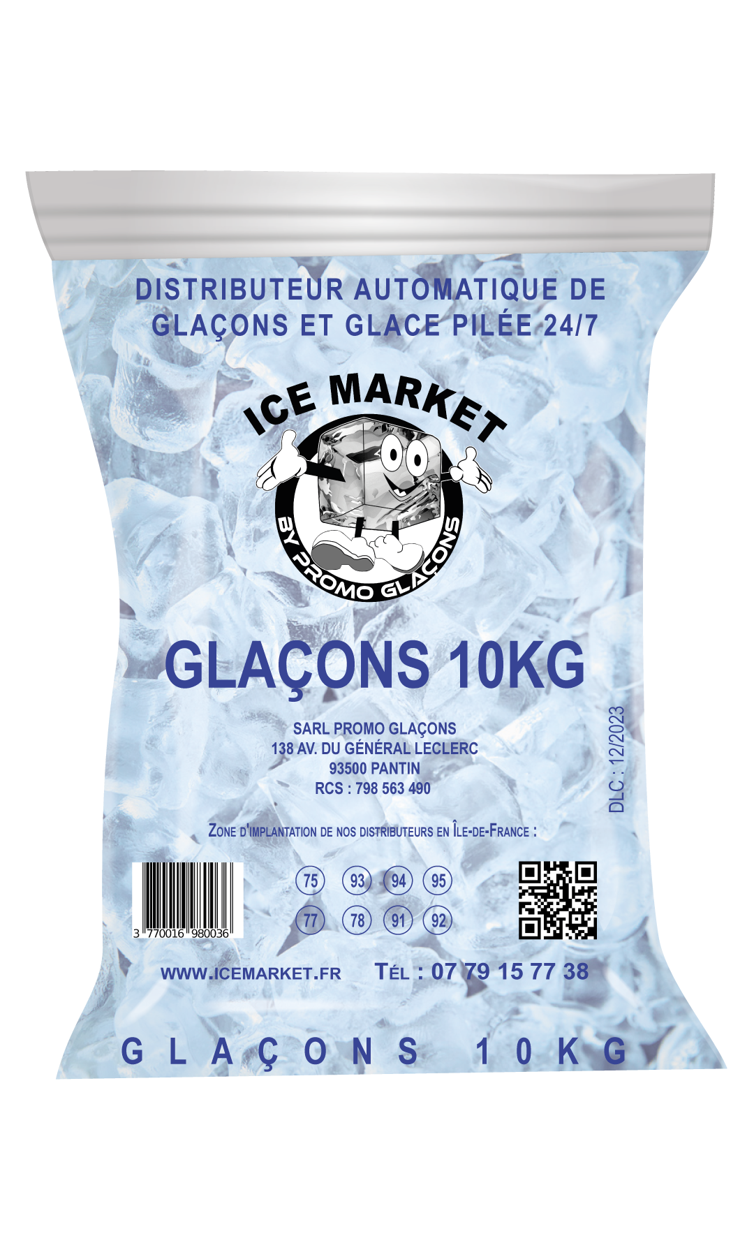 Distributeur de glaçon Paris | IceMarket